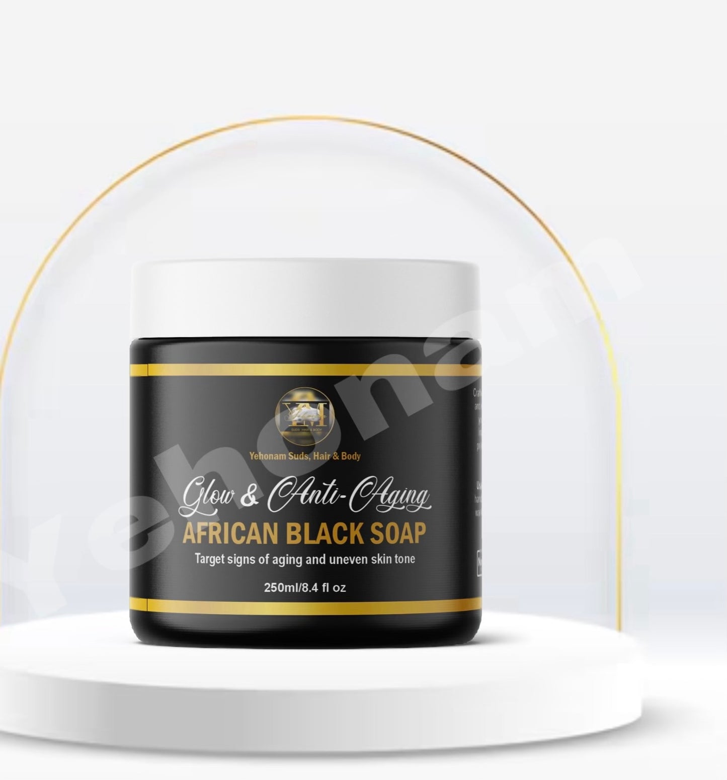 Glow & Anti-Aging AFRICAN BLACK SOAP PASTE [ Available ]